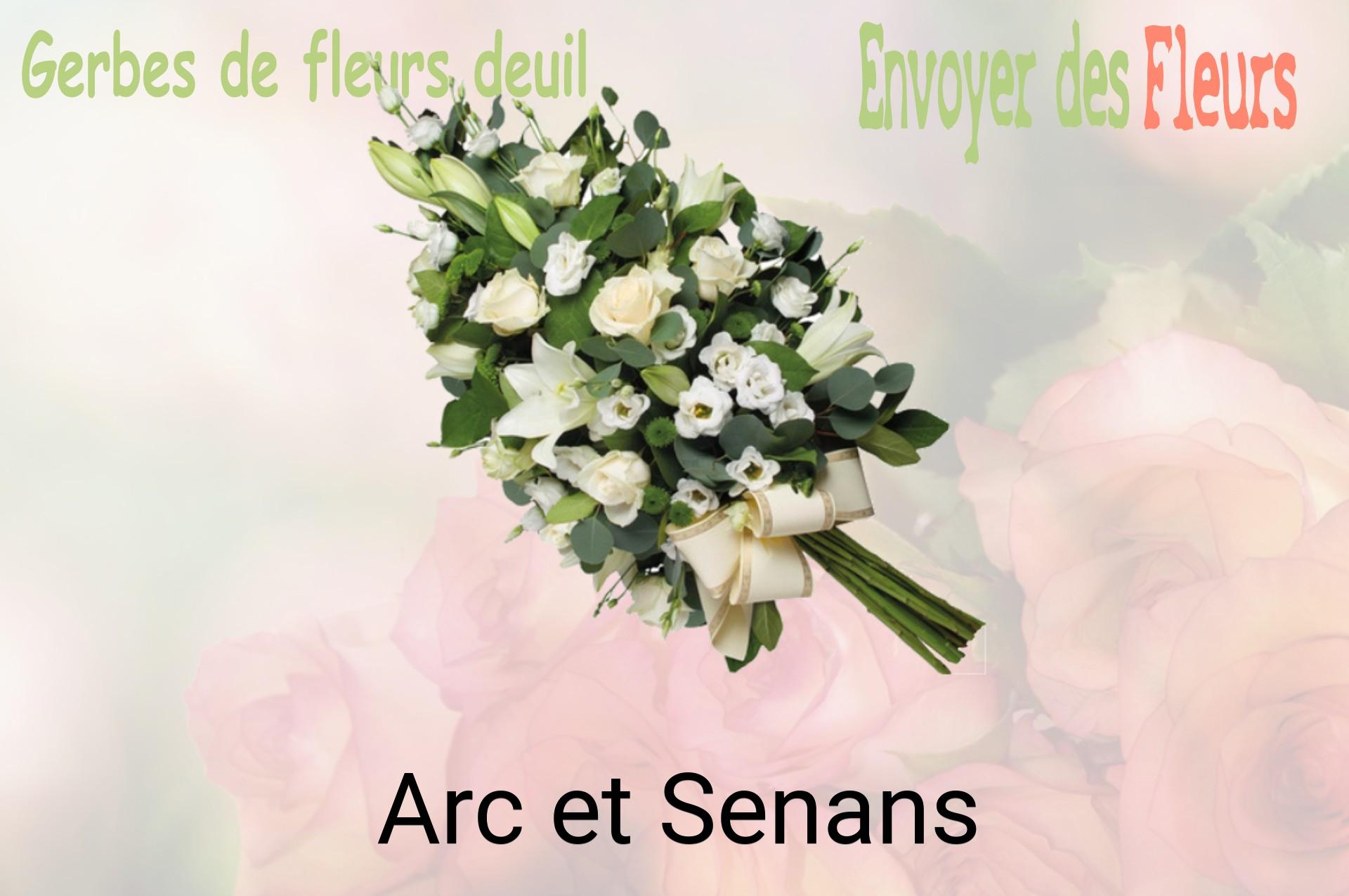 Gerbe de fleurs de deuil livrée à Arc-et-Senans